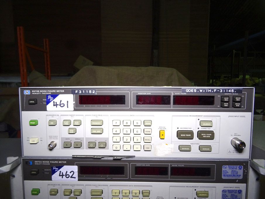 HP 8970B noise figure meter - lot located at: PP S...