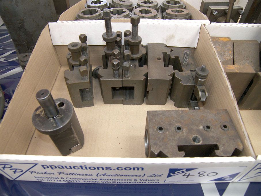 6x S3 lathe quick change tool holders - Equipment...