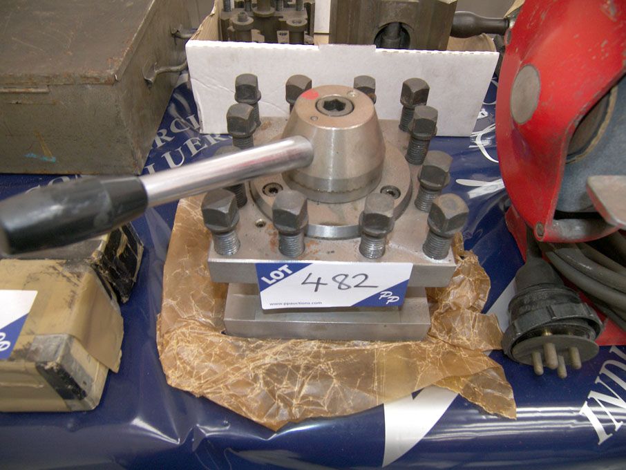 4 way lathe tool post (unused) - Equipment located...
