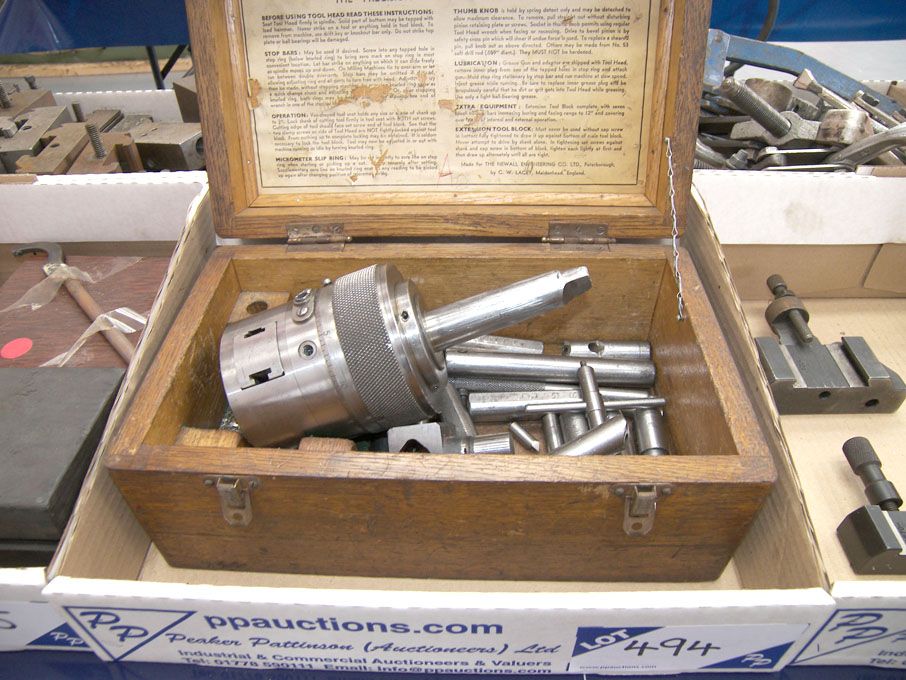 Newall Precision universal tool head in case - Equ...