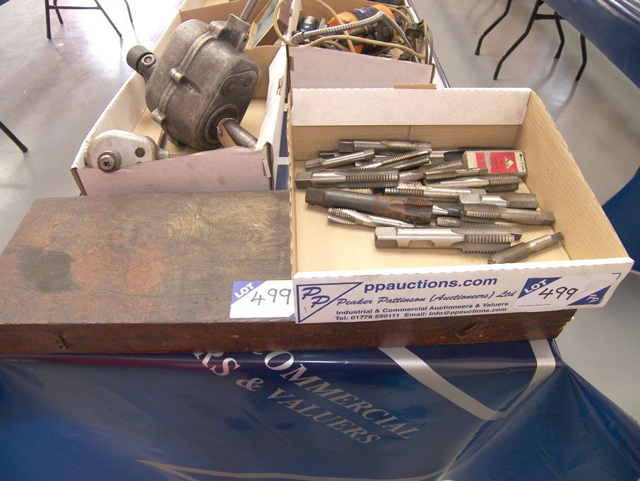 Toga tap & die set & Qty taps in 2 boxes - Equipme...
