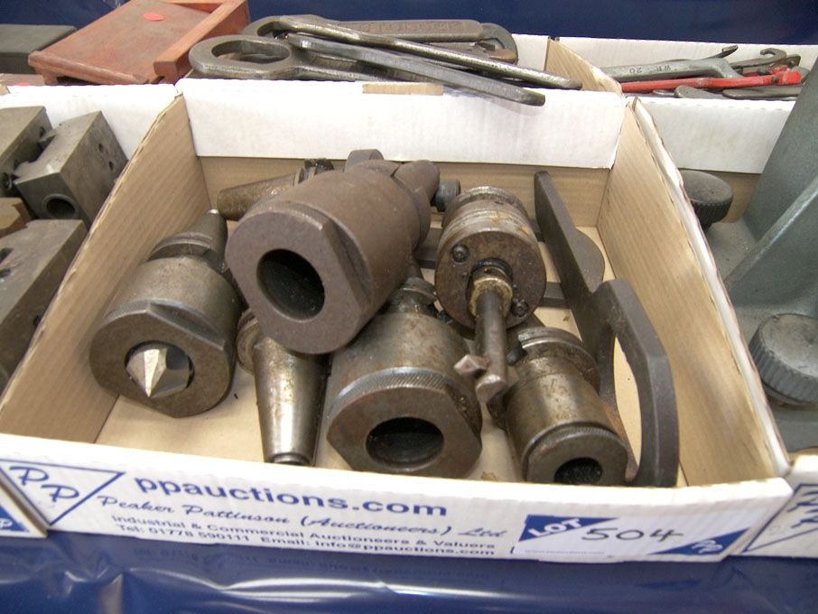 40 int taper sleeves, collet chucks etc - Equipmen...