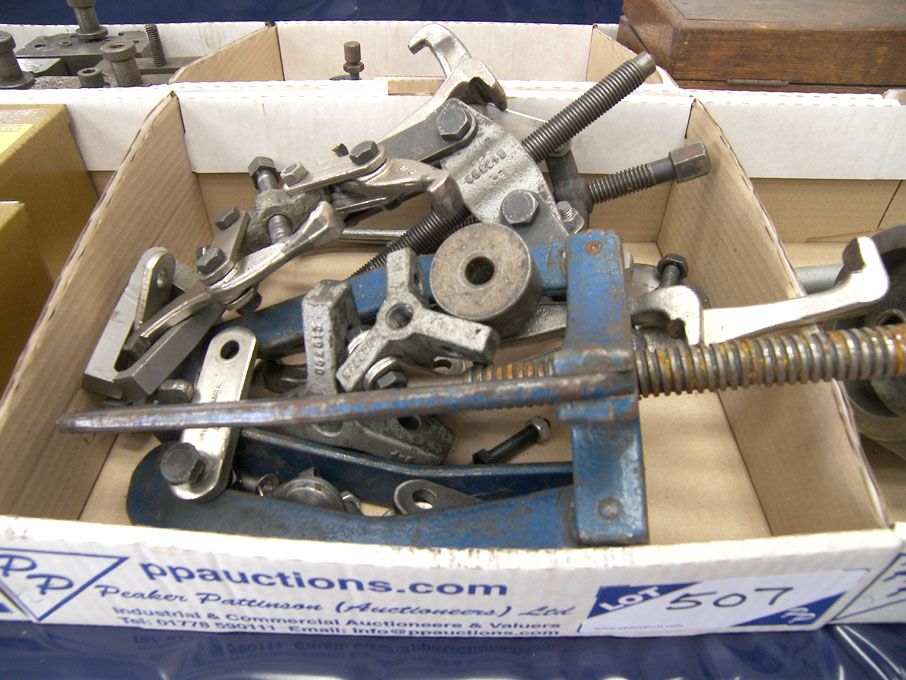 Qty various bearing pullers - Equipment located at...