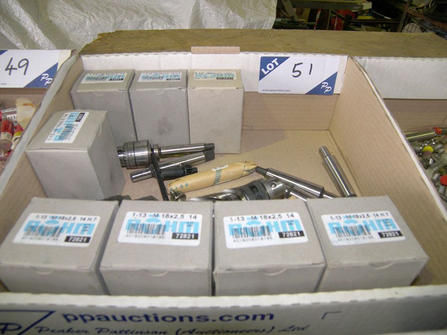 Qty Rohm 1/2" drill chucks (unused) - Equipment lo...