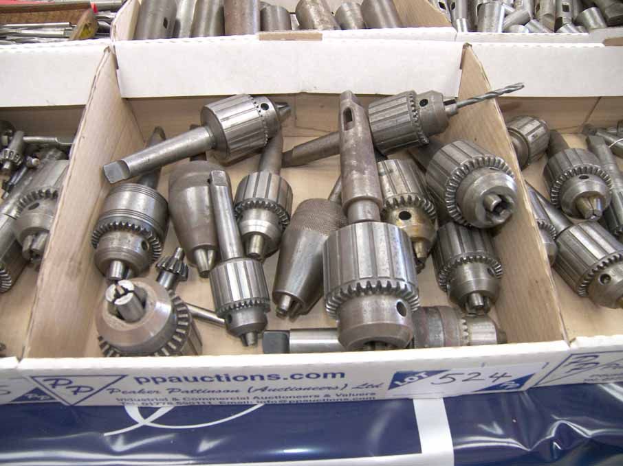 Qty Jacobs morse taper drill chucks - Equipment lo...
