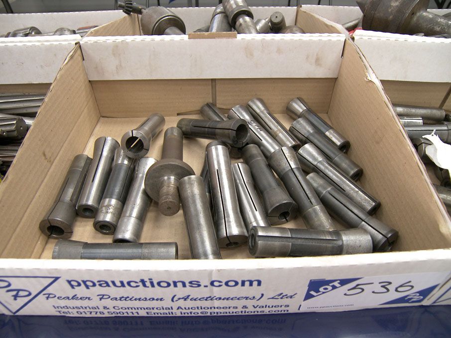 Qty R8 collets to 20mm approx - Equipment located...