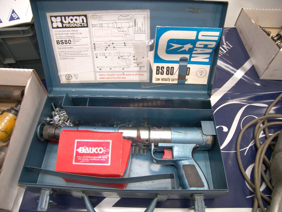 Uncan BS80 low velocity cartridge tool in metal ca...