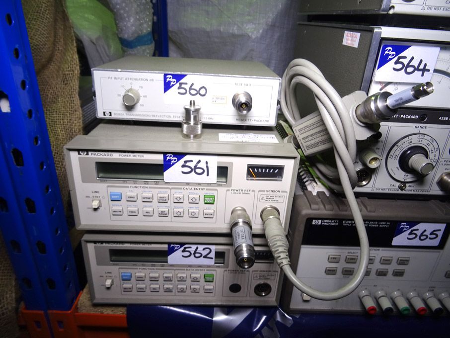 HP 437B power meter with HP 11708A reference atten...