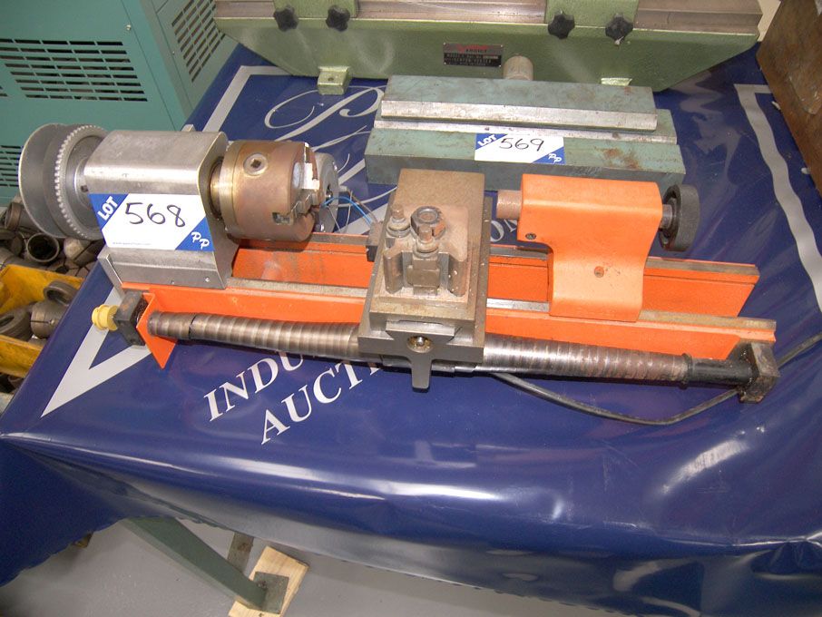 Dickson 240v bench type lathe, 60mm CH x 250mm b.c...