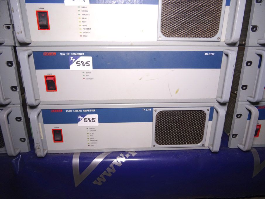 Racal MA 3772 HF combiner, 1kW, Racal TA 3762 line...