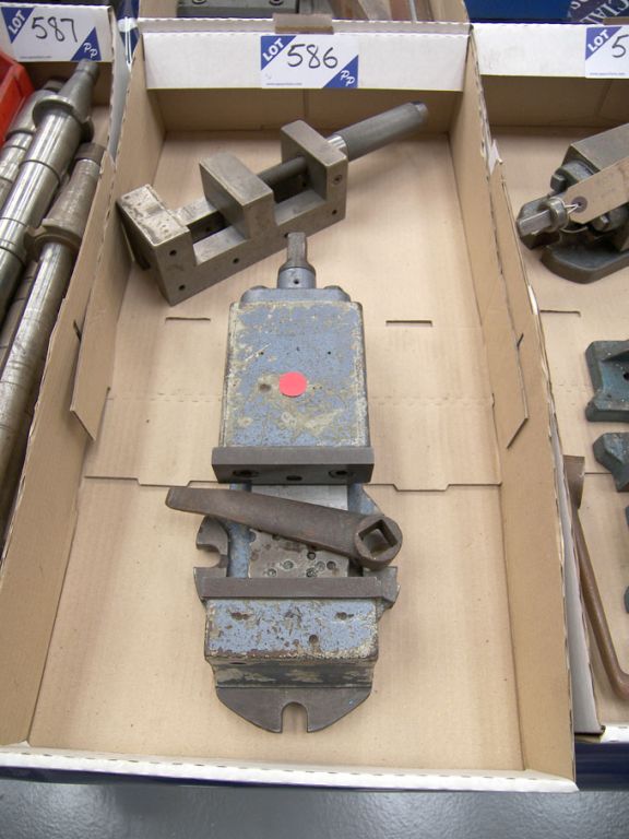 Jones & Shipman 100mm machine vice & similar 80mm...