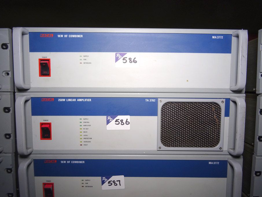 Racal MA 3772 HF combiner, 1kW, Racal TA 3762 line...