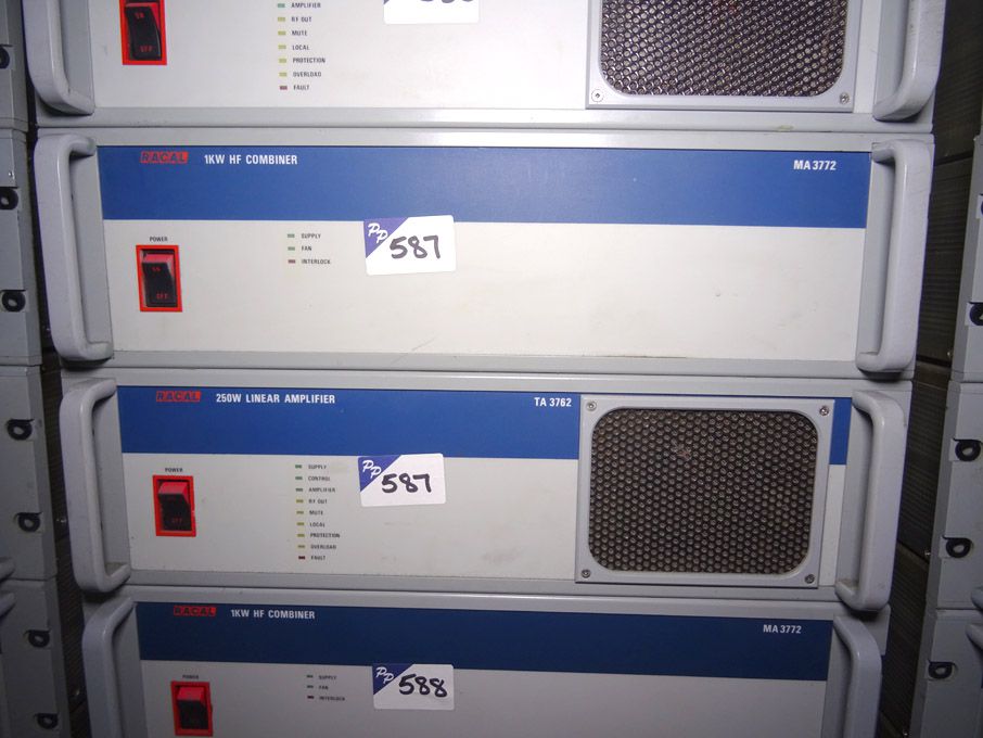 Racal MA 3772 HF combiner, 1kW, Racal TA 3762 line...
