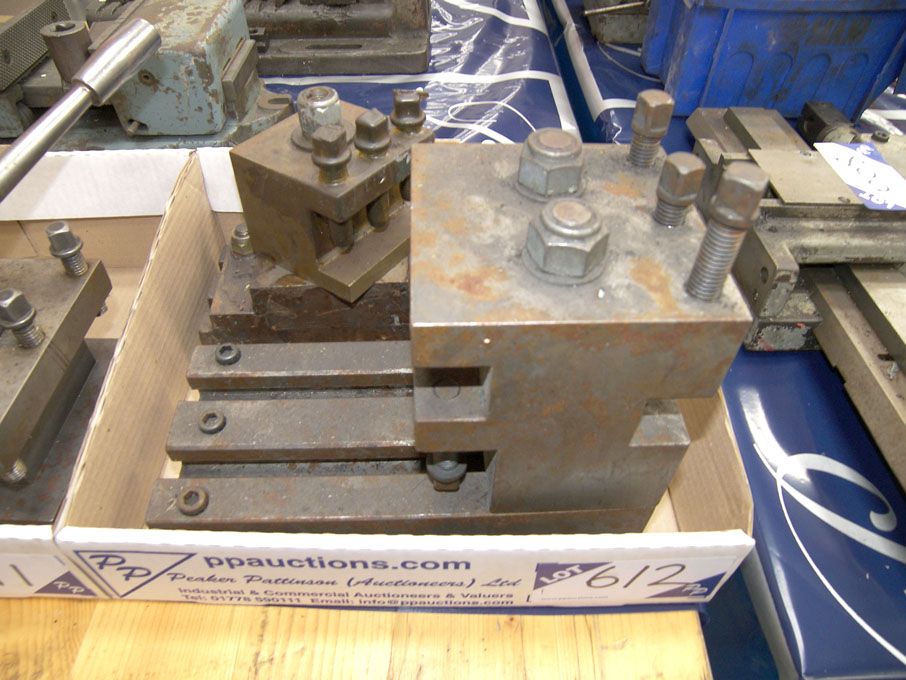 2x rear tool posts with slotted brace for Colchest...