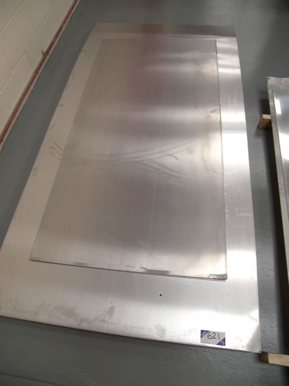 4x aluminium sheets, 2500x1250mm x 1.2mm thick &am...