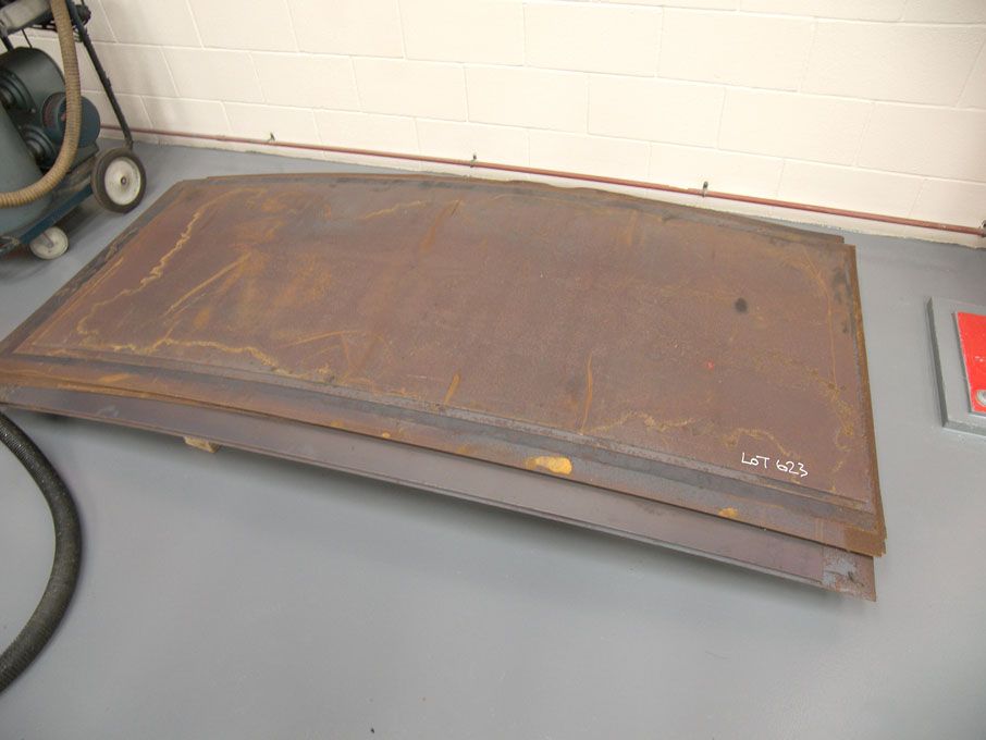10x mild steel sheets to 8ft x 4ft all 3mm thick&n...