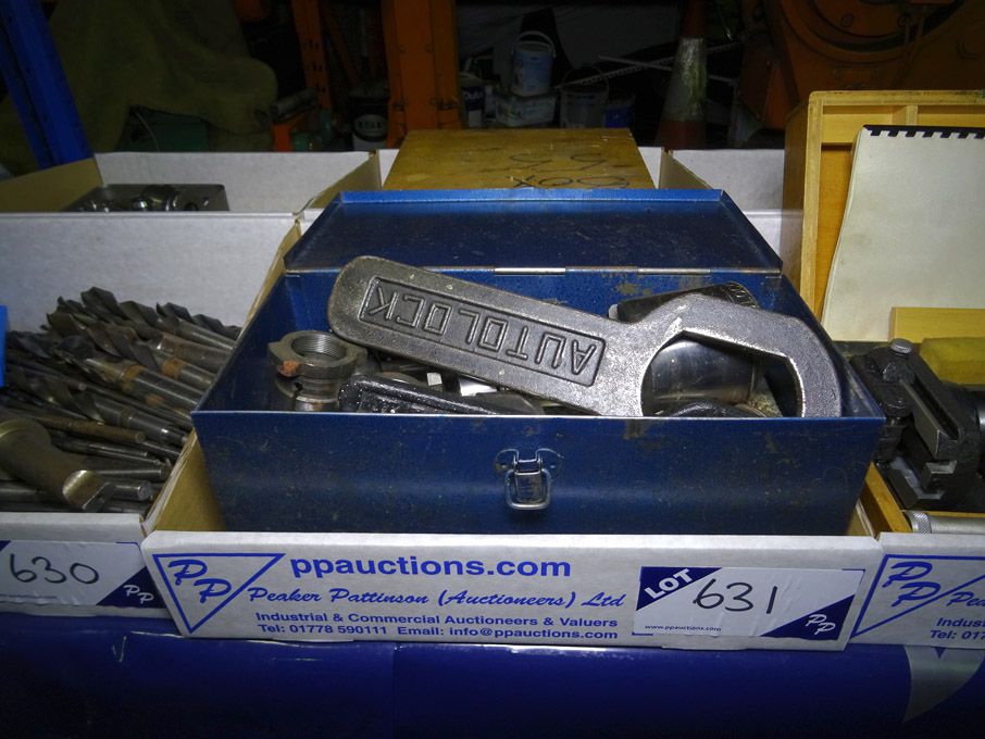 Clarkson Autolock collet holder with collets - lot...