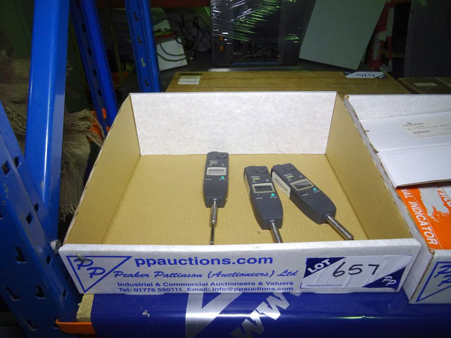 3x Mitutoyo Absolute digital depth mics - lot loca...