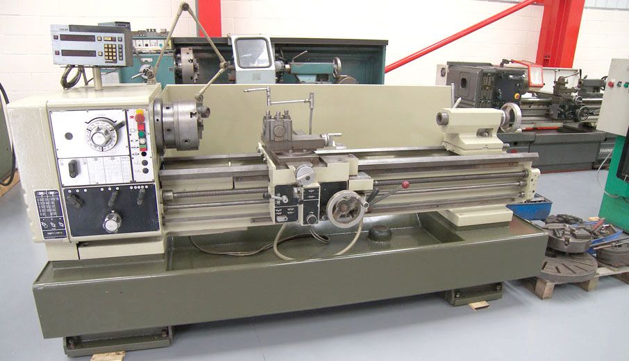 Harrison M400 gap bed lathe, 8" CH x 60" b.c., 40-...
