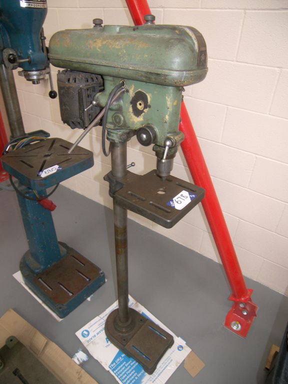 Fobco Star single spindle pillar drill, 220x200mm...
