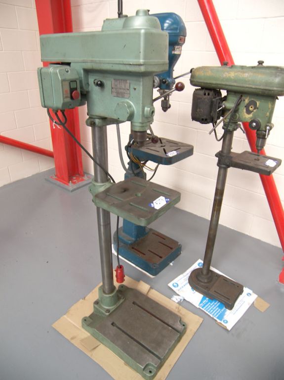 Qualters & Smith QDM750 single spindle pillar dril...