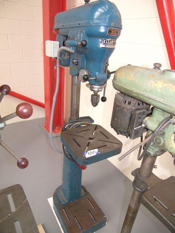 Elliot Progress No2G single spindle pillar drill,...