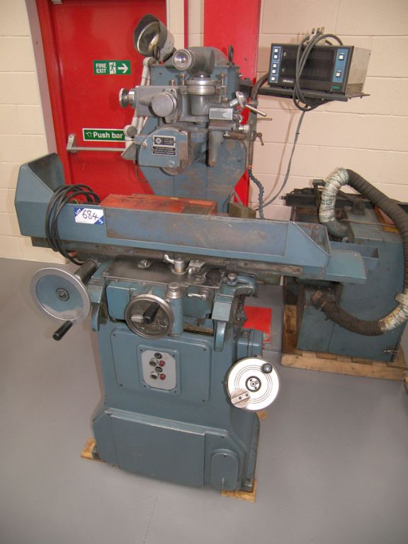 Jones & Shipman 540 surface grinder, 18x6" mag chu...