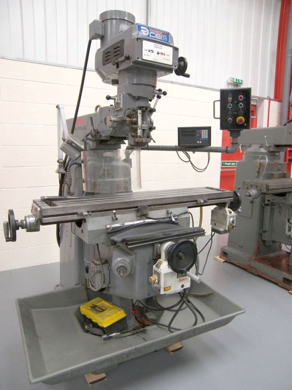 Gate PBM-4VS-GL turret mill, 1270x255mm table, 80-...
