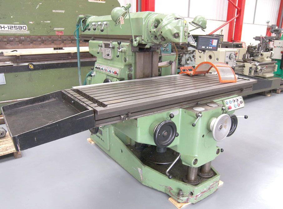 Huron MU66 ram head universal mill, 78x27" table,...