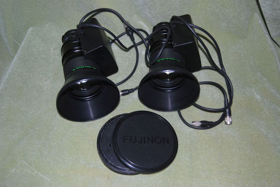 2x FUJINON 10X10 Remote control lenses for Sony B4...
