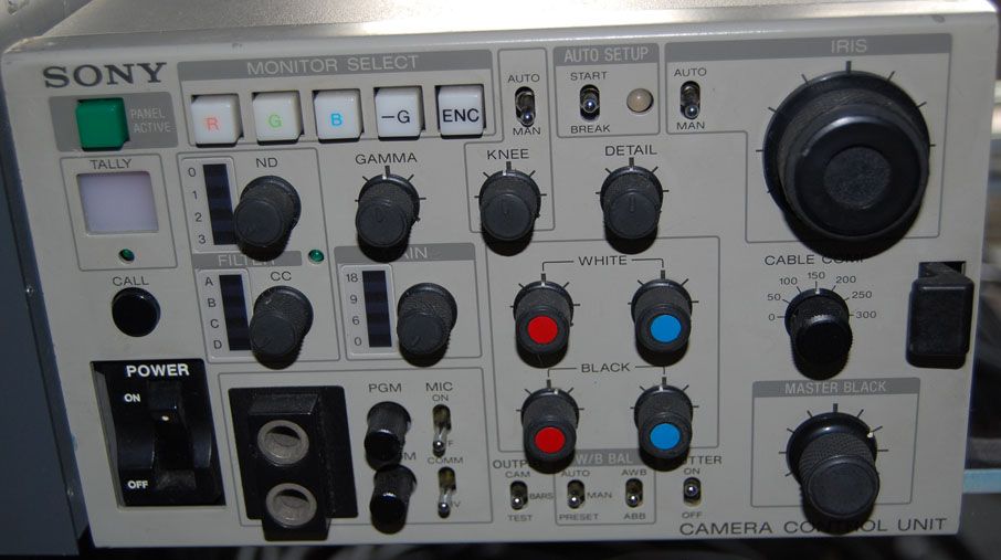 SONY CCU-350 & CA-50, 41 pin multicore CCU & came...