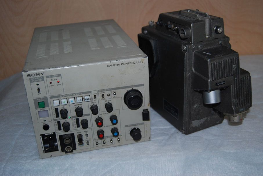 SONY CCU-355 & CA55 Triax (Lemo) CCU & camera back...