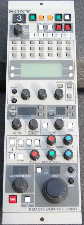SONY RCP-TX7 remote control panel for Sony DXC-D30...