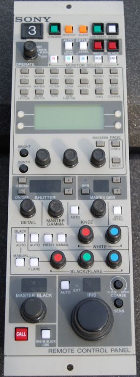 SONY RCP-TX7 remote control panel for Sony DXC-D30...