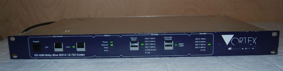 VORTEX VX1000 BABY BLUE ISDN codec. ISO11 / G722 (...