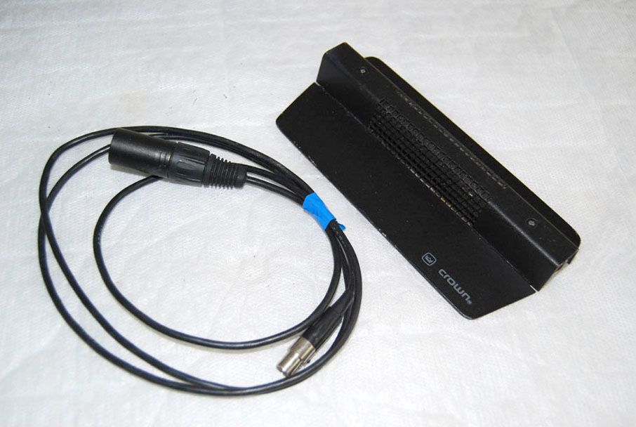 AMEND: Should Read 'CROWN PCC-160 electret boundar...
