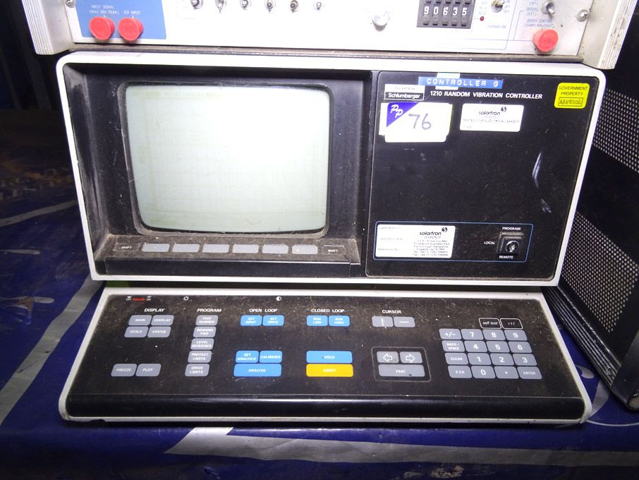 Solartron 1210 random vibration controller - lot l...