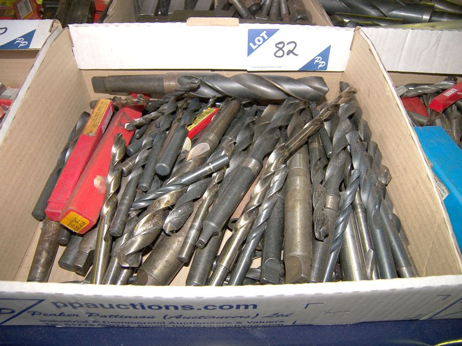 Qty HSS twist drills to 29mm approx - Equipment lo...
