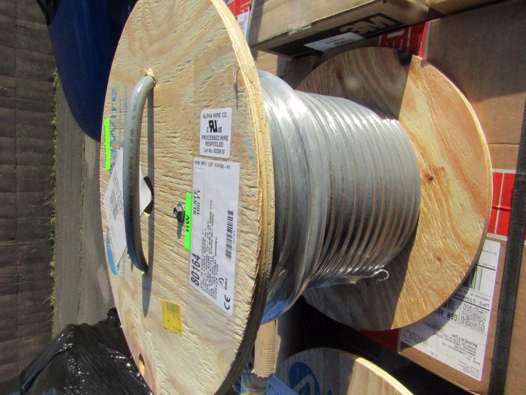 30m Alpha Wire 4 core industrial cable, 5.27 mm² C...
