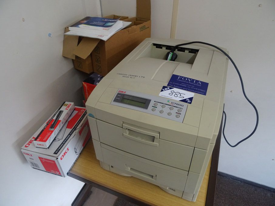 Oki C7200 colour A4 laser printer - lot located at...