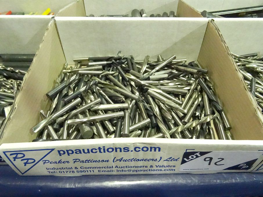 Qty HSS straight shank twist drills to 10mm approx...