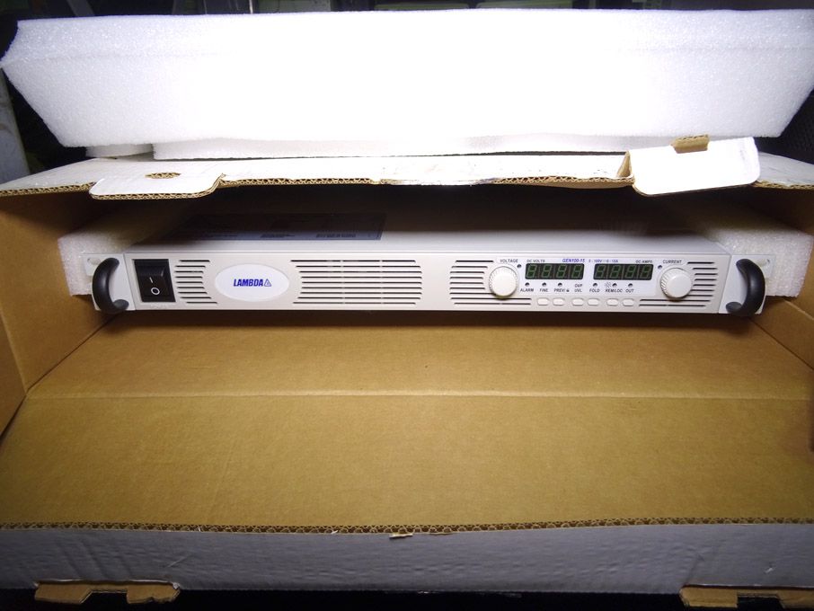 Lambda Genesis 100-15 programmable DC power supply...