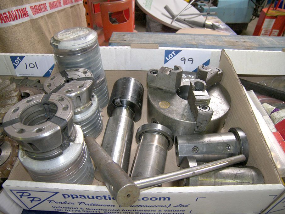 150mm machine vice, Lexon clamping heads - Equipme...