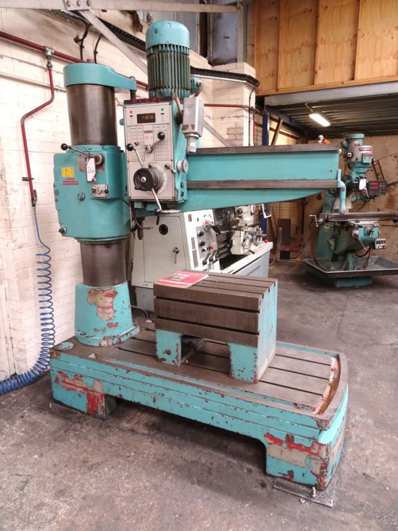Mecof 35C radial arm drill, 1200mm arm, 182-1460rp...