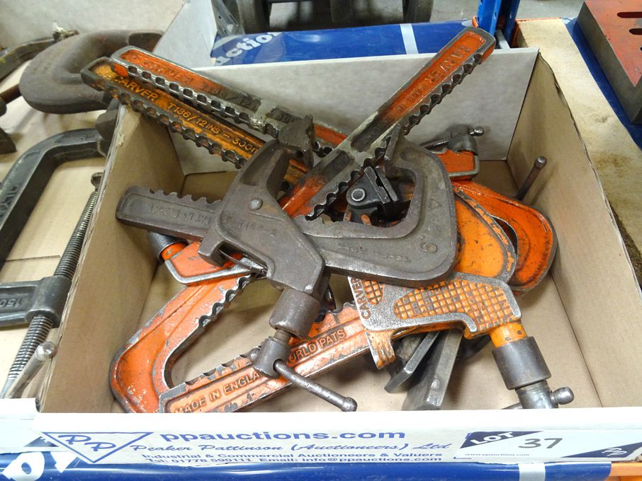 5x Carver clamps to 300mm
