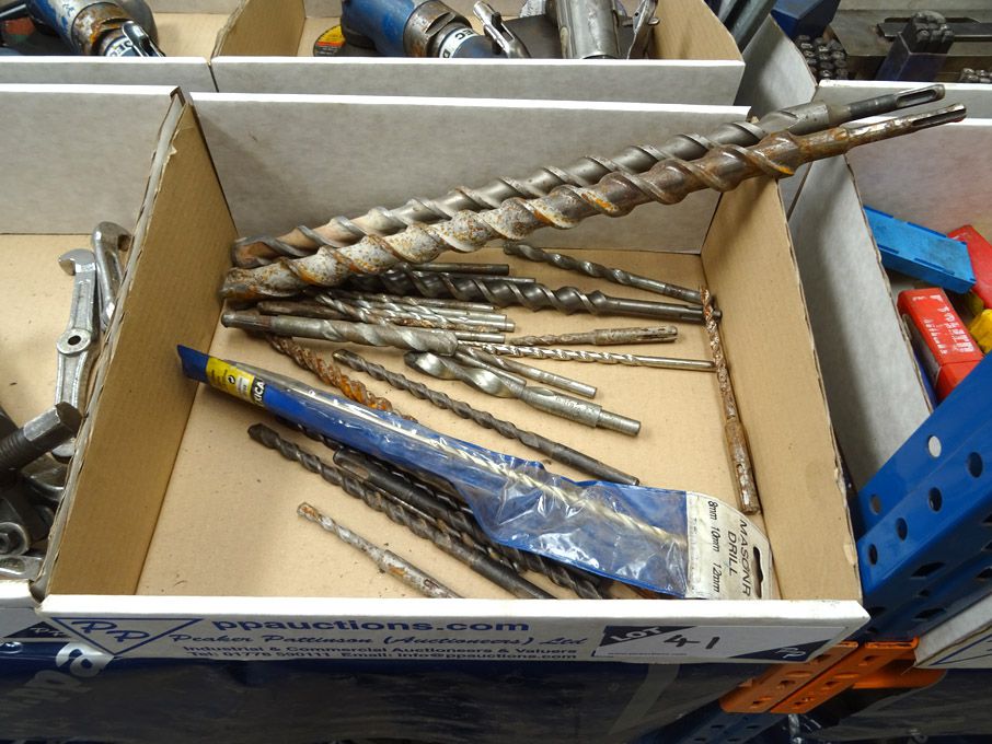 Qty various SDS drills, masonry drills etc