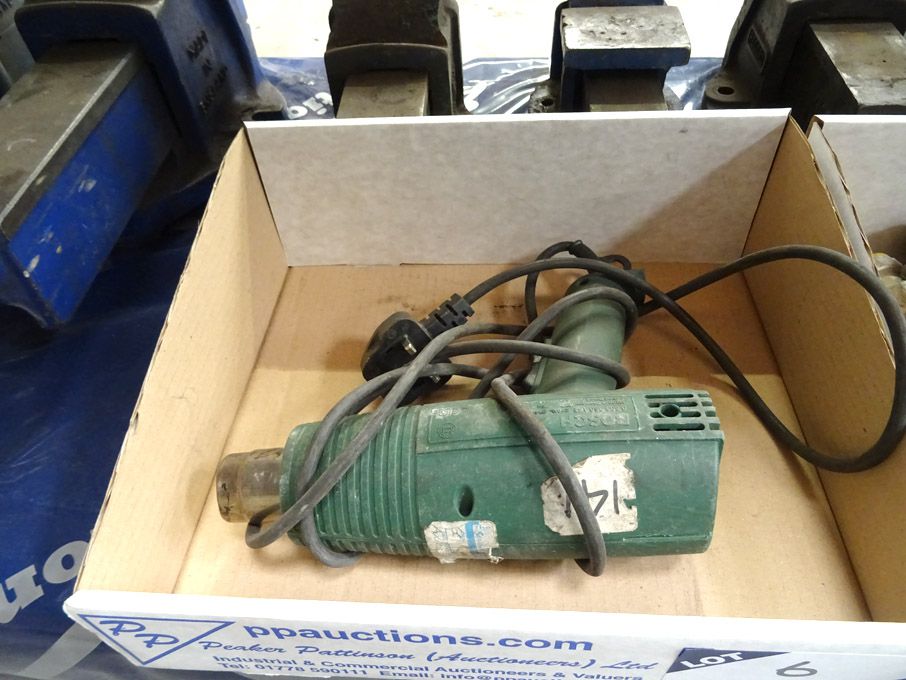 Champion COS180 electric orbital sander, Bosch hea...