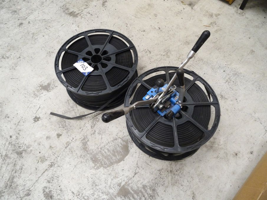 Ybico 1/2" capacity bander with 2 reels band strap...