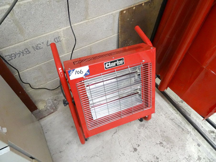Clarke Devil370SP twin element radiant heater, 3kW...