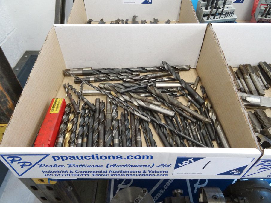 Qty HSS straight / taper shank twist drills to 14....